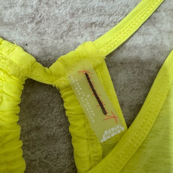 FP Movement Neon Ruched Free Fold Tank size small - Picture 4 of 5